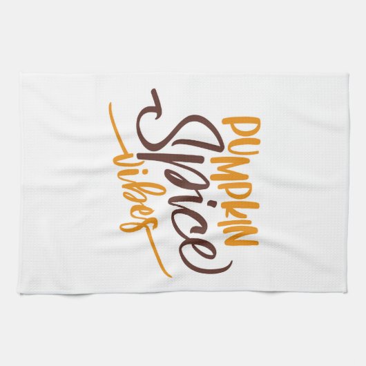 Pumpkin Spice Vibes Theedoek (Horizontaal)