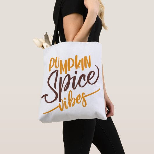 Pumpkin Spice Vibes Tote Bag (Dichtbij)