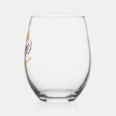 Pumpkin Spice Vibes Wijnglas Zonder Voet (Links)