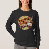 pumpkin spice vibes word art Herfst Seizoensgebond T-shirt (Voorkant)