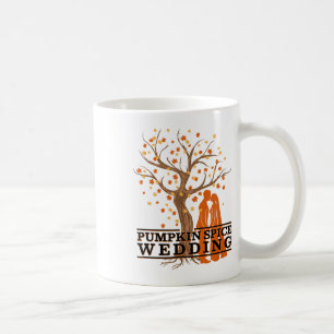 Pumpkin Spice Wedding met herfstkleuren voor bruid Koffiemok