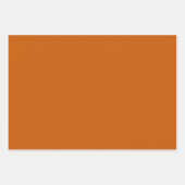 Pumpkin Spice witte script Happy Thanksgiving Inpakpapier Vel (Voorkant 2)