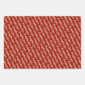 Pumpkin Spice witte script Happy Thanksgiving Inpakpapier Vel (Voorkant)