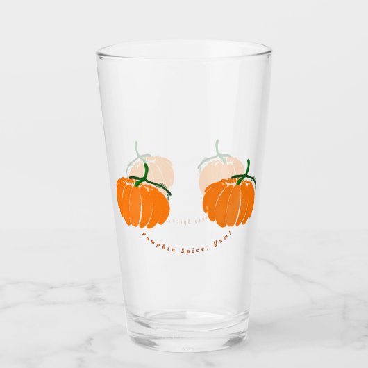 Pumpkin Spice, Yum. Glas (Voorkant)