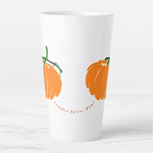 Pumpkin Spice, Yum. Latte Mok (Voorkant)