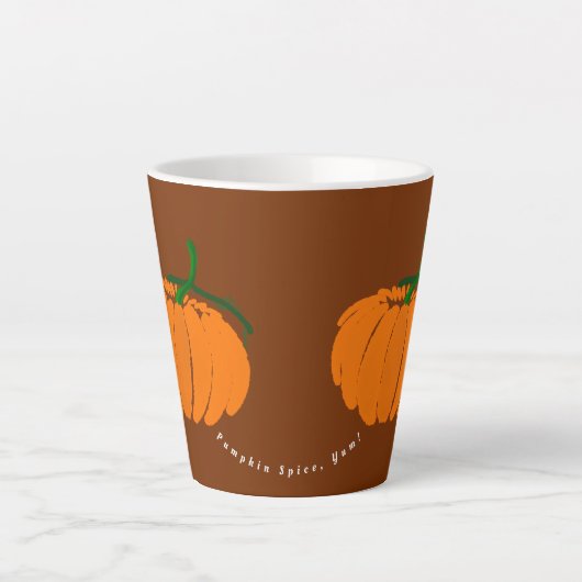 Pumpkin Spice, Yum. Latte Mok (Voorkant)