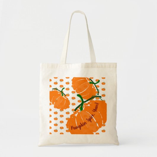 Pumpkin Spice, Yum. Tote Bag (Voorkant)