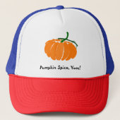 Pumpkin Spice, Yum. Trucker Pet (Voorkant)