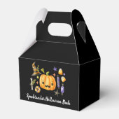 Pumpkin Spooktacular Halloween Bash Black Bedankdoosjes (Voorkant Zijde)