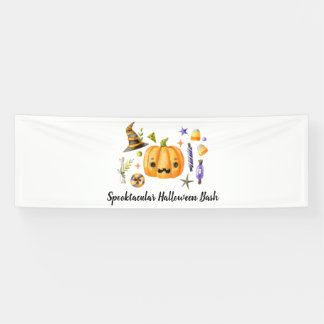 Pumpkin Spooktacular Halloween Bash Black Spandoek