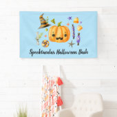 Pumpkin Spooktacular Halloween Bash Blue Spandoek (Insitu)