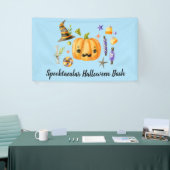 Pumpkin Spooktacular Halloween Bash Blue Spandoek (Beurs)