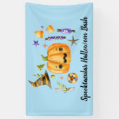 Pumpkin Spooktacular Halloween Bash Blue Spandoek (Verticaal)