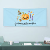 Pumpkin Spooktacular Halloween Bash Blue Spandoek (Beurs)
