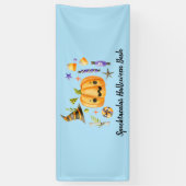 Pumpkin Spooktacular Halloween Bash Blue Spandoek (Verticaal)