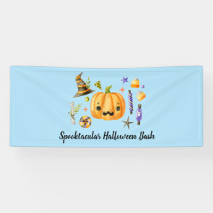 Pumpkin Spooktacular Halloween Bash Blue Spandoek