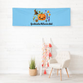 Pumpkin Spooktacular Halloween Bash Blue Spandoek (Insitu)