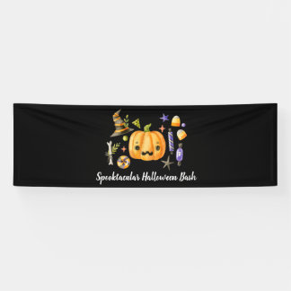 Pumpkin Spooktacular Halloween Bash Party Black Ba Spandoek