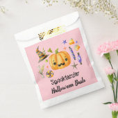 Pumpkin Spooktacular Halloween Bash Pink Bedankzakje (Gezegeld)