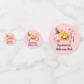 Pumpkin Spooktacular Halloween Bash Pink Confetti (Achterkanten)