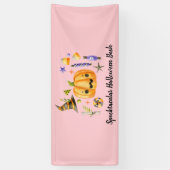 Pumpkin Spooktacular Halloween Bash Pink Spandoek (Verticaal)