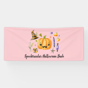 Pumpkin Spooktacular Halloween Bash Pink Spandoek