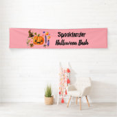 Pumpkin Spooktacular Halloween Bash Pink Spandoek (Insitu)