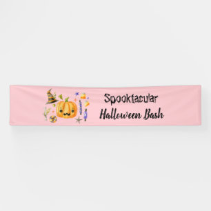 Pumpkin Spooktacular Halloween Bash Pink Spandoek
