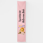 Pumpkin Spooktacular Halloween Bash Pink Spandoek (Verticaal)