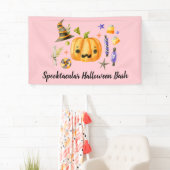 Pumpkin Spooktacular Halloween Bash Pink Spandoek (Insitu)