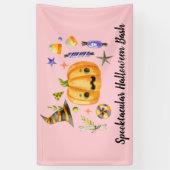 Pumpkin Spooktacular Halloween Bash Pink Spandoek (Verticaal)