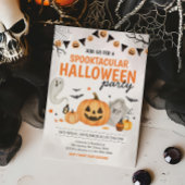Pumpkin Spooktacular Halloween Party Kaart