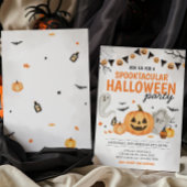 Pumpkin Spooktacular Halloween Party Kaart