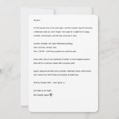 Pumpkin Squad Halloween Flat Kaart | 12,7 cm x 17, (Achterkant)