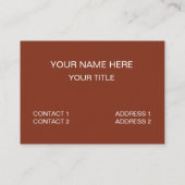 Pumpkin Squash Funny Pumpkins Visitekaartje (Achterkant)