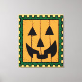 Pumpkin Stamp Canvas Afdruk (Voorkant)