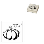 Pumpkin Stamp Rubberstempel (Gestempeld)