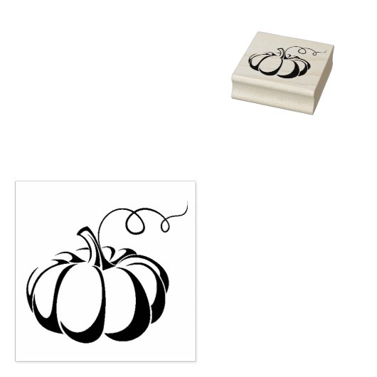 Pumpkin Stamp Rubberstempel (Gestempeld)