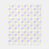 Pumpkin Stamps Hand Painted Halloween Pattern Fleece Deken (Voorkant)