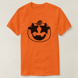 Pumpkin Star Eyes Emoji-groep met schattig idee ha T-shirt