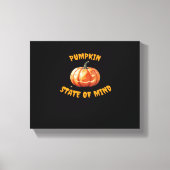 Pumpkin State of Mind - Halloween Classic T-Shirt Canvas Afdruk (Voorkant)
