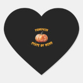 Pumpkin State of Mind - Halloween Classic T-Shirt Hart Sticker (Voorkant)
