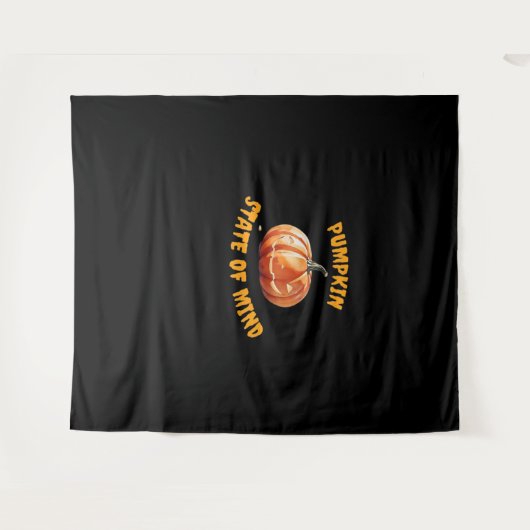Pumpkin State of Mind - Halloween Classic T-Shirt Wandkleed (Voorkant (horizontaal))