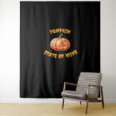 Pumpkin State of Mind - Halloween Classic T-Shirt Wandkleed (In situ)