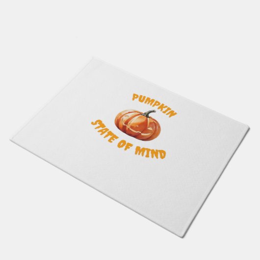 Pumpkin State of Mind - Halloween Oversized T-Shir Deurmat (Schuin)