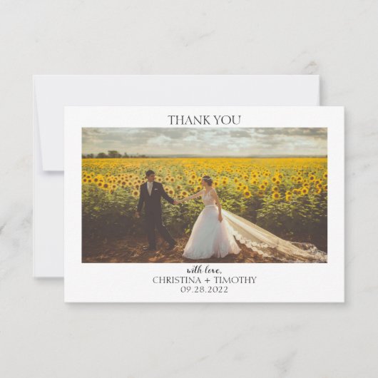 Pumpkin Sunflower Fall Weddenschap Hartelijk dank Bedankkaart (Voorkant)