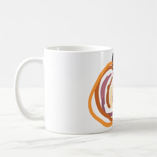 Pumpkin Sunset Autumn cute Koffiemok (Links)