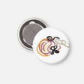 Pumpkin Sunset Autumn cute Magneet (Voorkant / Achterkant)