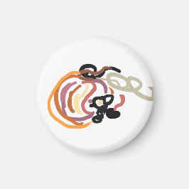 Pumpkin Sunset Autumn cute Magneet