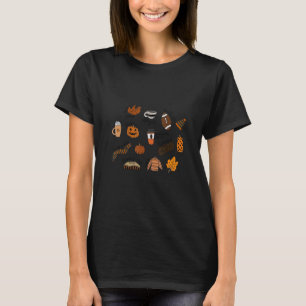 Pumpkin Sweater Coffee Latte Herfst herfst seizoen T-shirt